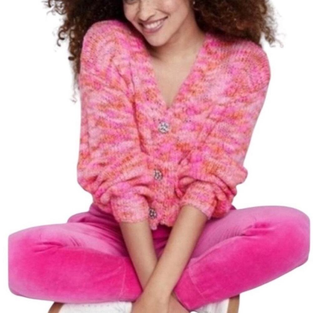 Wild Fable Chunky Knit Cropped Cardigan Sz XS